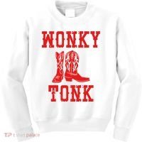 Wonky Tonk Cowboy Boots Kids Sweatshirt thumb 0