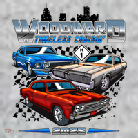 Woodward Timeless Cruisin Motor City Muscle 2025 Sweatshirt thumb 2