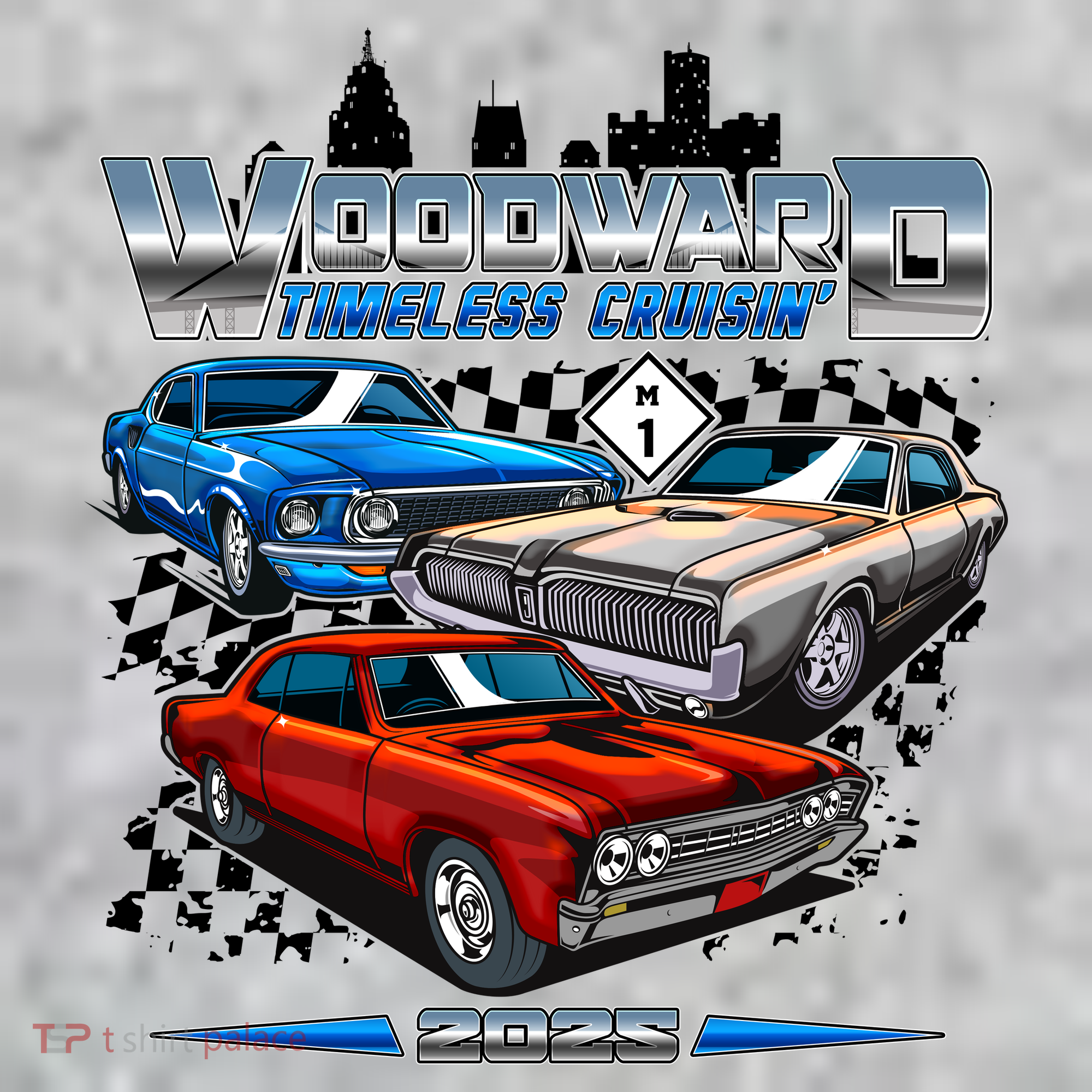 Woodward Timeless Cruisin Motor City Muscle 2025 Sweatshirt