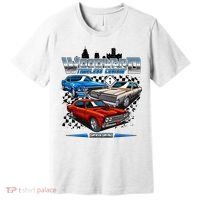 Woodward Timeless Cruisin Motor City Muscle 2025 Premium T-Shirt thumb 0
