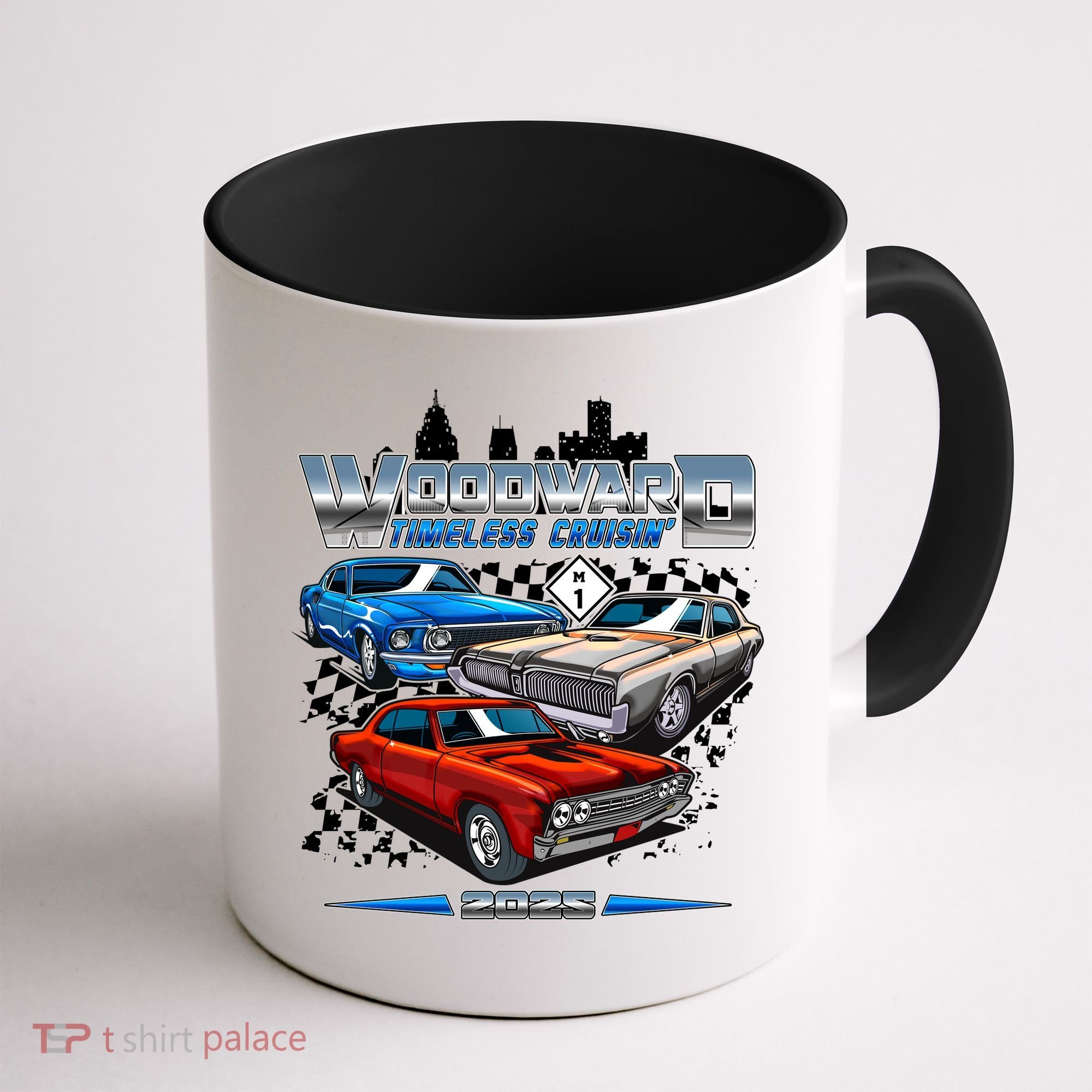 Woodward Timeless Cruisin Motor City Muscle 2025 Coffee Mug
