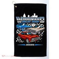 Woodward Timeless Cruisin Motor City Muscle 2025 Golf Towel thumb 0