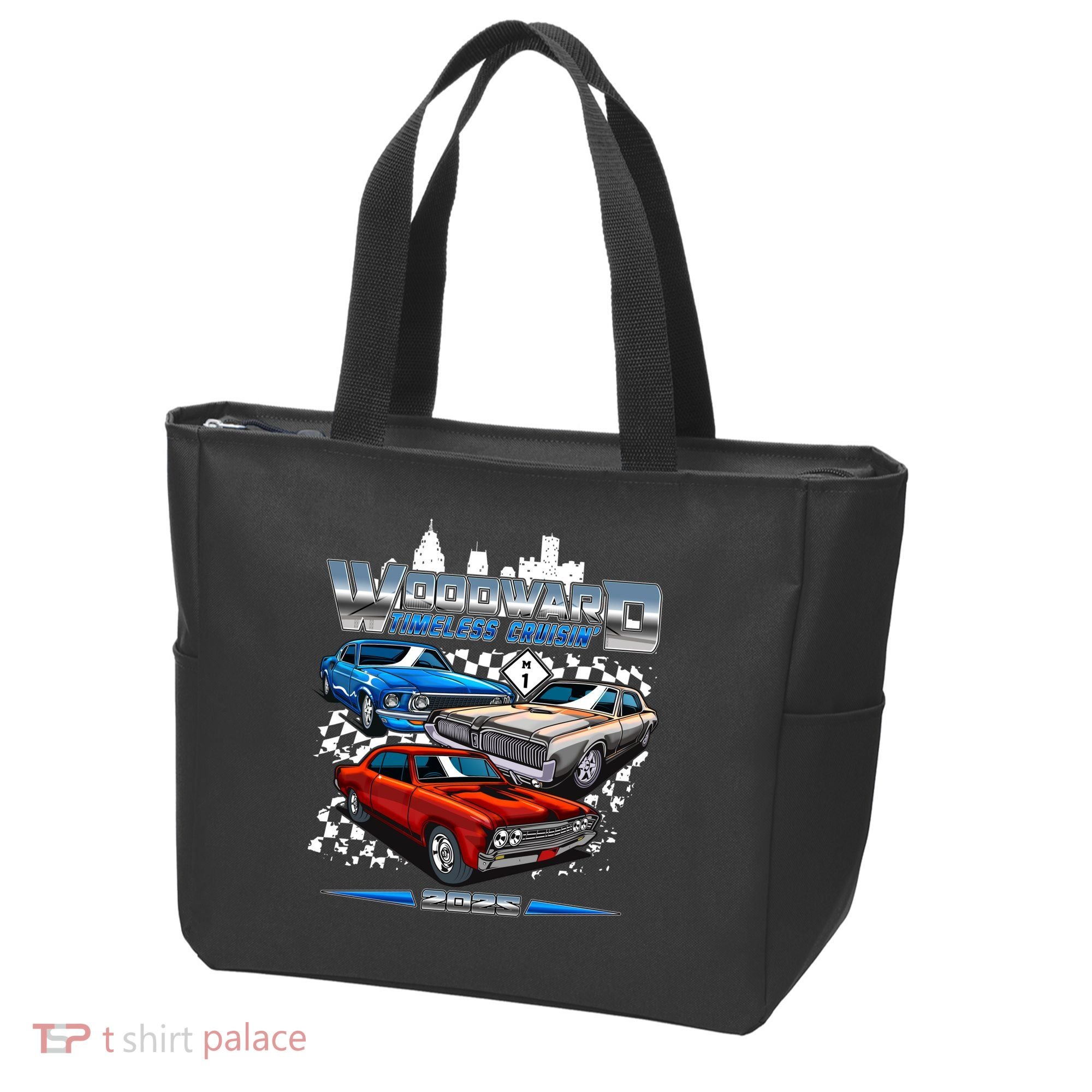 Woodward Timeless Cruisin Motor City Muscle 2025 Tote Bag