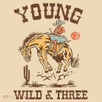 Wild & Three Cow Western Rodeo 3rd Birthday Tote Bag thumb 4