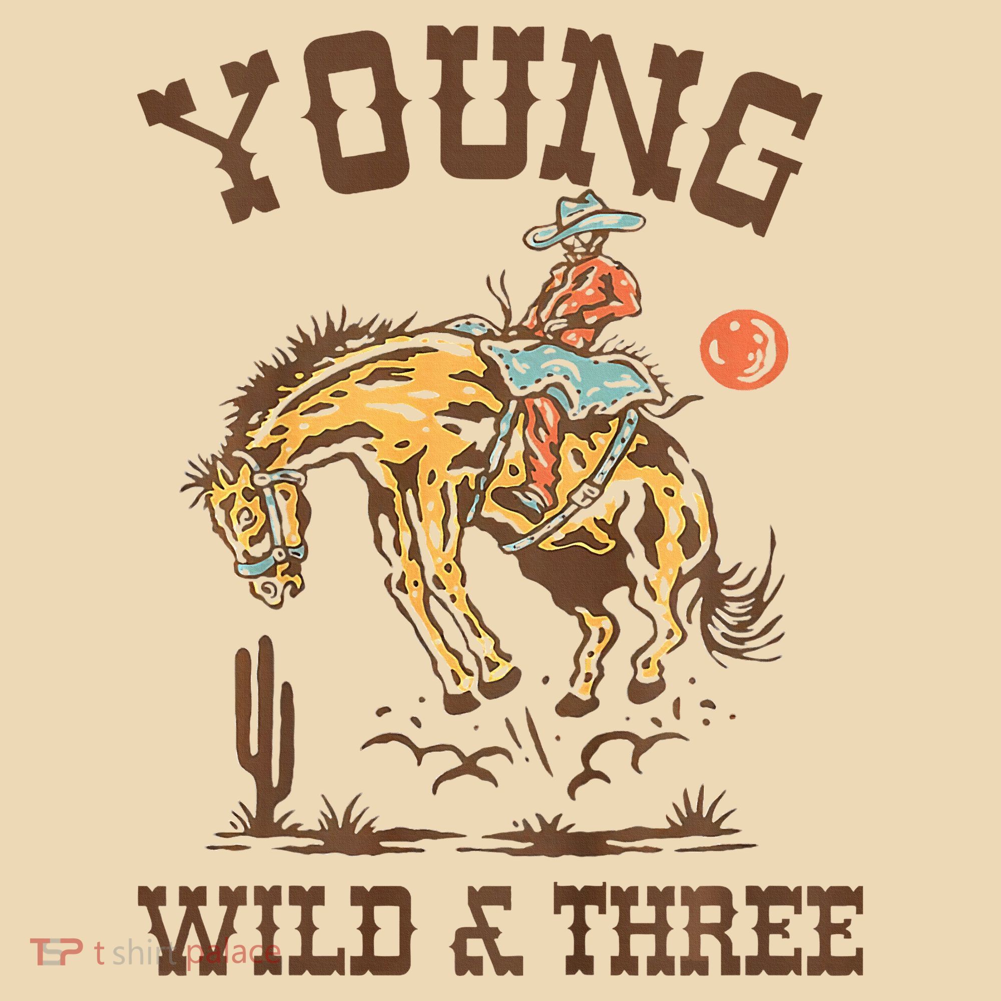 Wild & Three Cow Western Rodeo 3rd Birthday Tote Bag