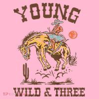 Wild & Three Cow Western Rodeo 3rd Birthday Doggie Tank thumb 4