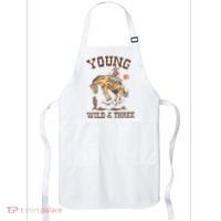 Wild & Three Cow Western Rodeo 3rd Birthday Apron thumb 0