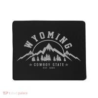 Wyoming The Cowboy State Est. 1890 Usa America Souvenir Mousepad thumb 0