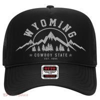 Wyoming The Cowboy State Est. 1890 Usa America Souvenir Hat thumb 0