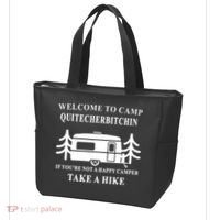 Welcome To Camp Quitcherbitchin Funny Camping Meme Tote Bag thumb 3