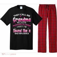 Wo They Call Me Grandma Because Partner In Crime Pajama Set thumb 0