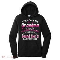 Wo They Call Me Grandma Because Partner In Crime Women's Hoodie thumb 0