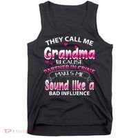 Wo They Call Me Grandma Because Partner In Crime Tank Top thumb 0