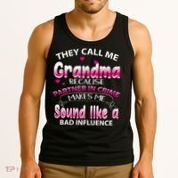 Wo They Call Me Grandma Because Partner In Crime Tank Top thumb 3
