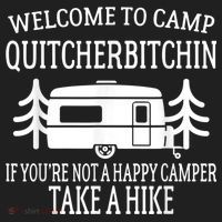 Welcome To Camp Quitcherbitchin Funny Camping Tumbler thumb 3