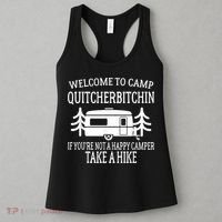 Welcome To Camp Quitcherbitchin Funny Camping Women's Tank Top thumb 3