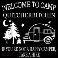 Welcome To Camp Quitcherbitchin Funny Camping Toddler Hoodie thumb 2