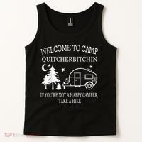 Welcome To Camp Quitcherbitchin Funny Camping Tank Top thumb 2