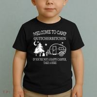 Welcome To Camp Quitcherbitchin Funny Camping Toddler T-Shirt thumb 2