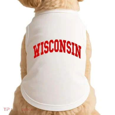 Wisconsin Throwback Design Doggie Tank