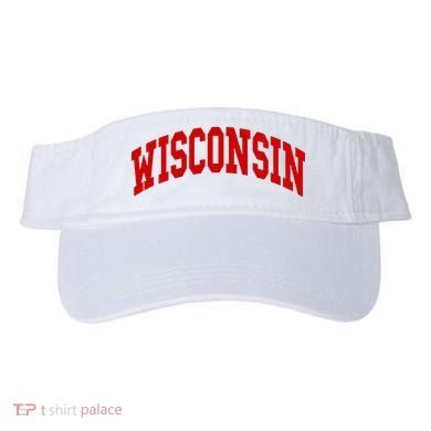 Wisconsin Throwback Design Visor