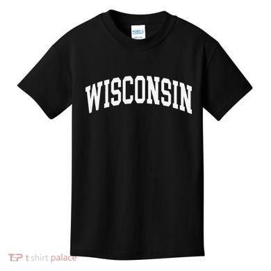 Wisconsin Throwback Design Classic Kids T-Shirt