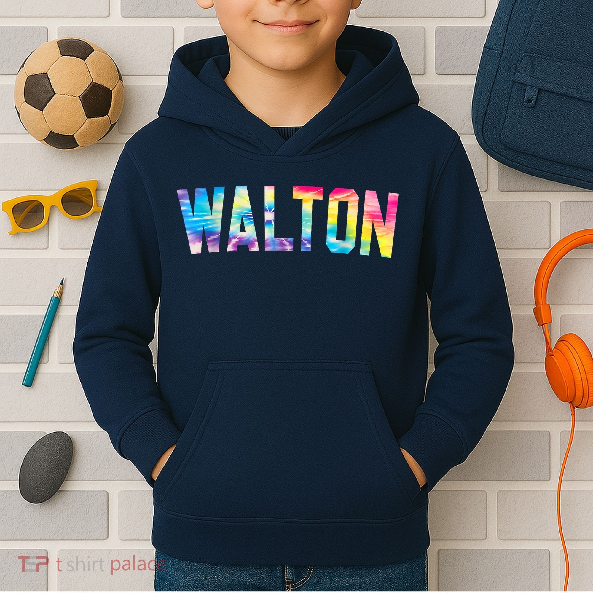 Walton Tie Dye Kids Hoodie