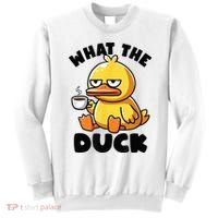 What The Duck Owner I Love Ducks Lover Funny Rubber Duck Sweatshirt thumb 0
