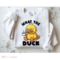 What The Duck Owner I Love Ducks Lover Funny Rubber Duck Sweatshirt thumb 2