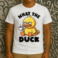 What The Duck Owner I Love Ducks Lover Funny Rubber Duck T-Shirt thumb 3