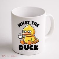 What The Duck Owner I Love Ducks Lover Funny Rubber Duck Coffee Mug thumb 1