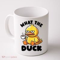 What The Duck Owner I Love Ducks Lover Funny Rubber Duck Coffee Mug thumb 0