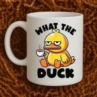 What The Duck Owner I Love Ducks Lover Funny Rubber Duck Coffee Mug thumb 2