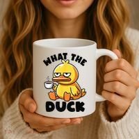 What The Duck Owner I Love Ducks Lover Funny Rubber Duck Coffee Mug thumb 3