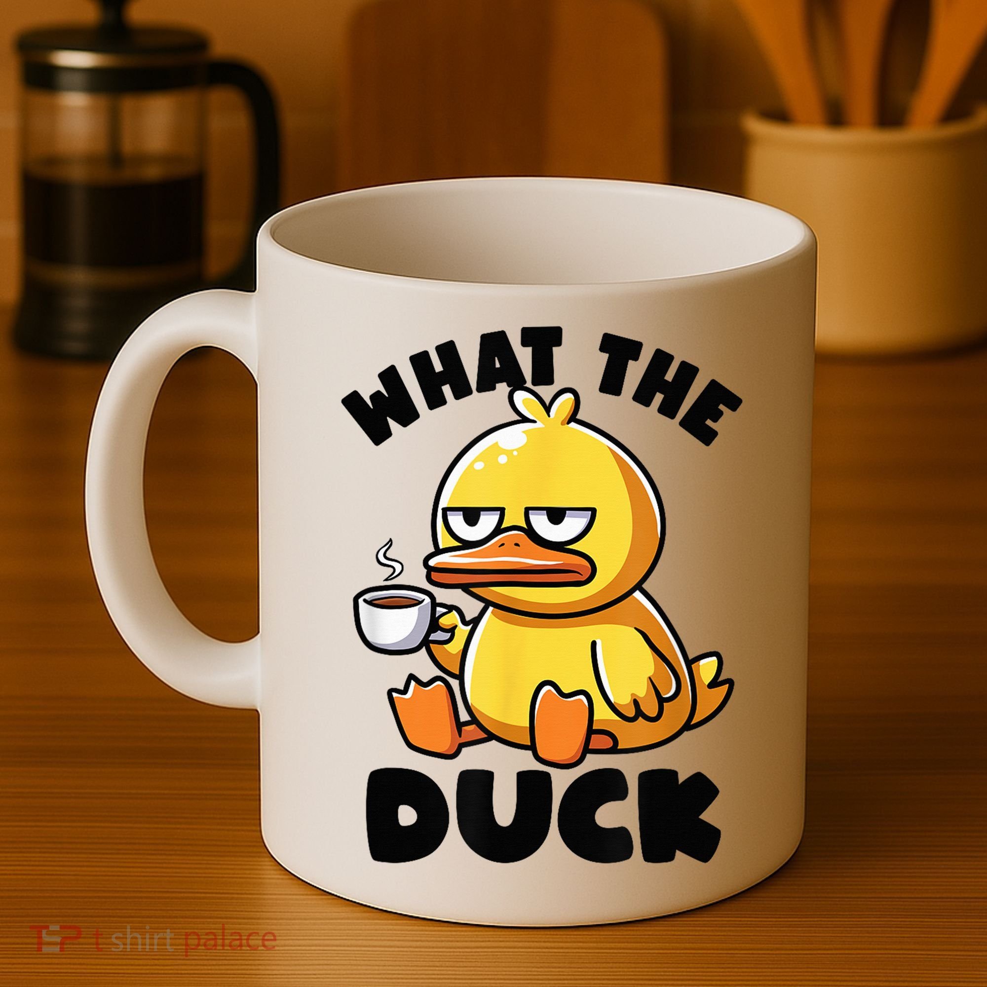 What The Duck Owner I Love Ducks Lover Funny Rubber Duck Coffee Mug