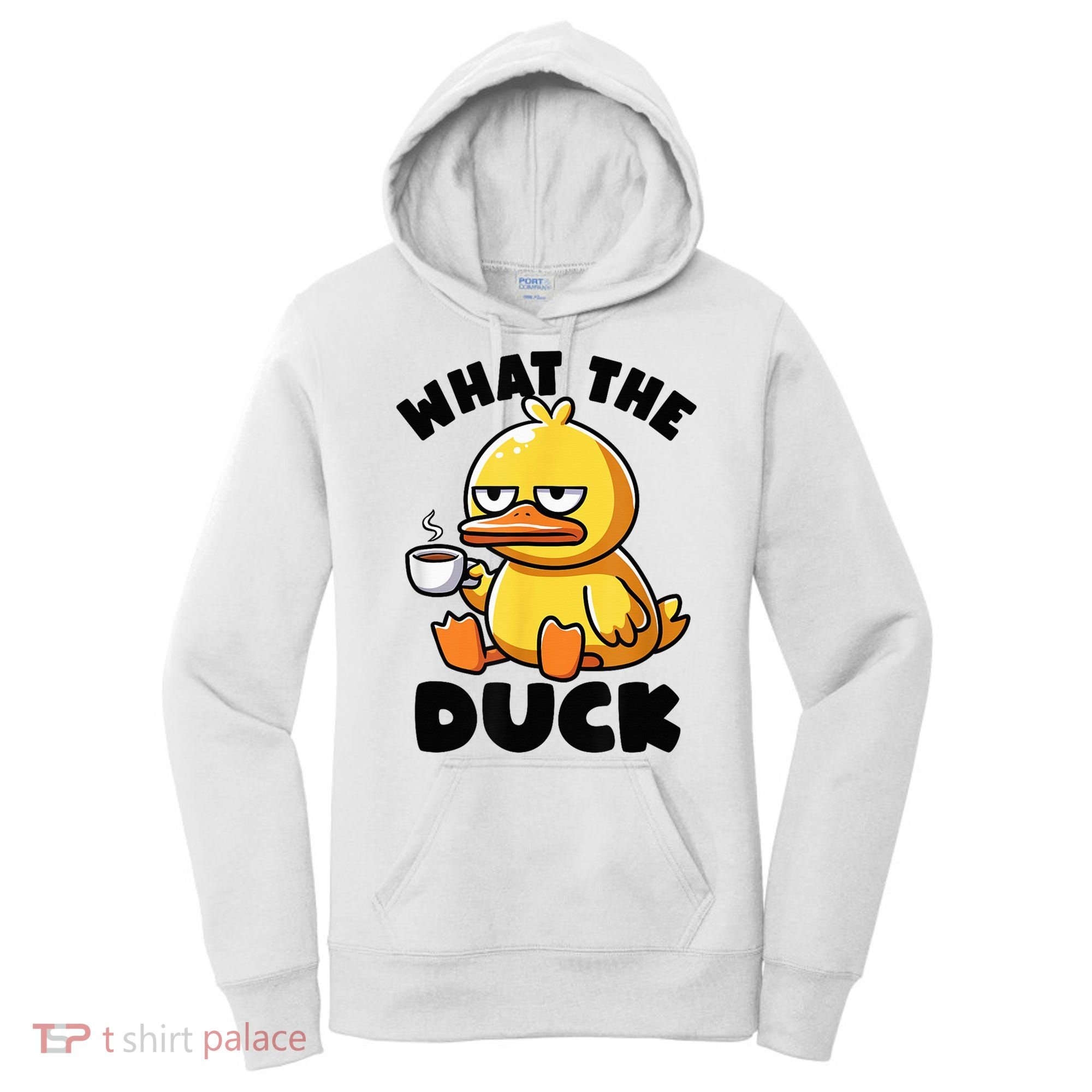 What The Duck Owner I Love Ducks Lover Funny Rubber Duck Women's Hoodie