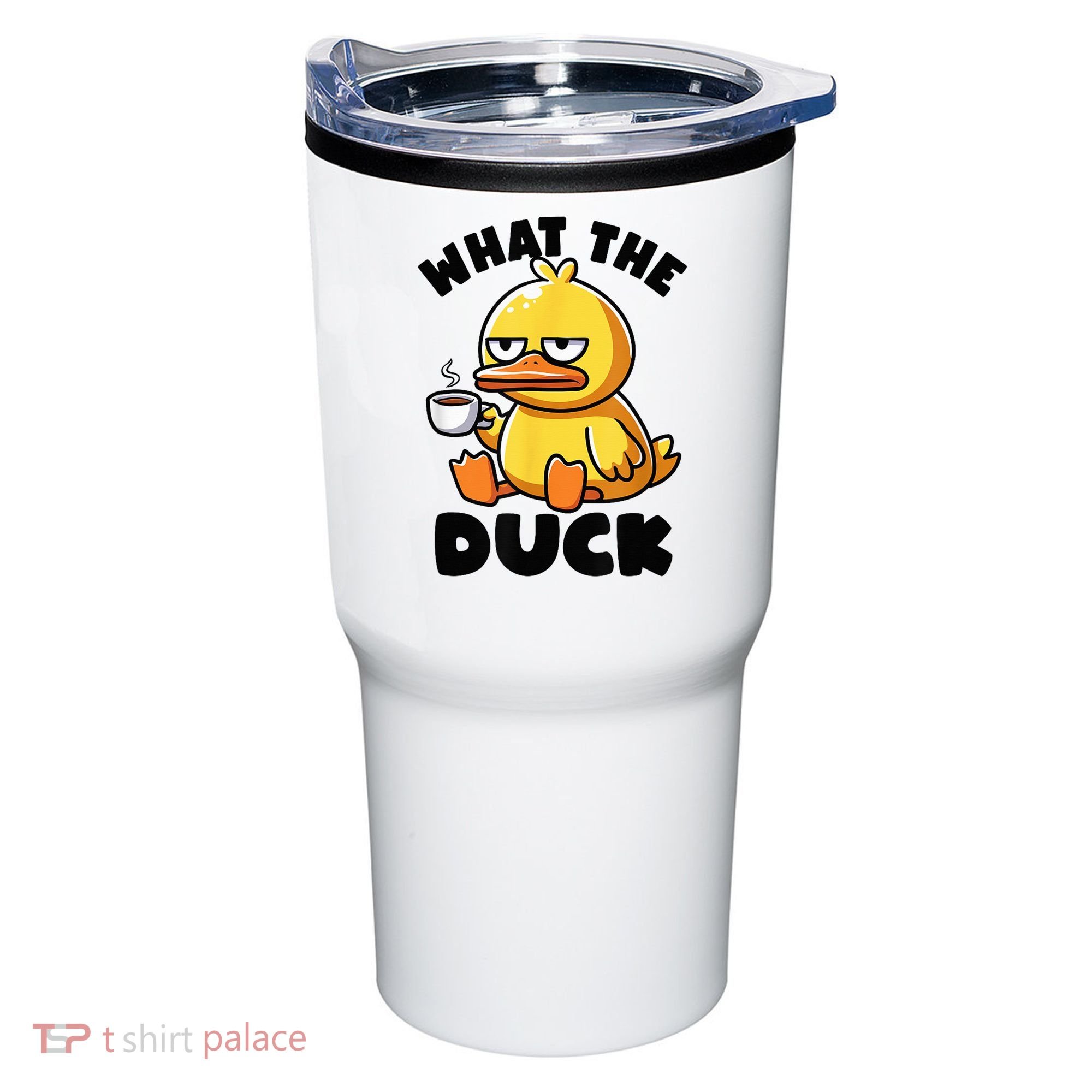 What The Duck Owner I Love Ducks Lover Funny Rubber Duck Tumbler