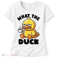 What The Duck Owner I Love Ducks Lover Funny Rubber Duck Women's T-Shirt thumb 0
