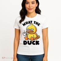 What The Duck Owner I Love Ducks Lover Funny Rubber Duck Women's T-Shirt thumb 4