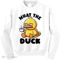 What The Duck Owner I Love Ducks Lover Funny Rubber Duck Kids Sweatshirt thumb 0