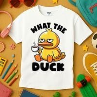 What The Duck Owner I Love Ducks Lover Funny Rubber Duck Kids T-Shirt thumb 3