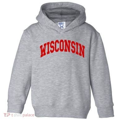 Wisconsin Throwback Design Classic Toddler Hoodie