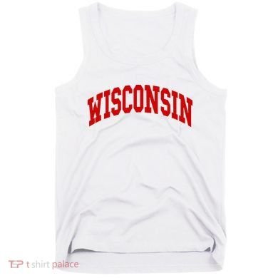 Wisconsin Throwback Design Classic Tank Top