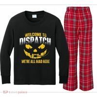 Welcome To Dispatch 911 Dispatcher Police Emergency Kids Long Sleeve Plaid Pajama Set thumb 0