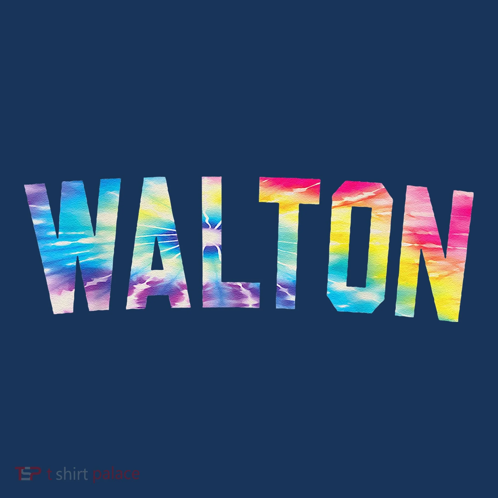 Walton Tie Dye Button