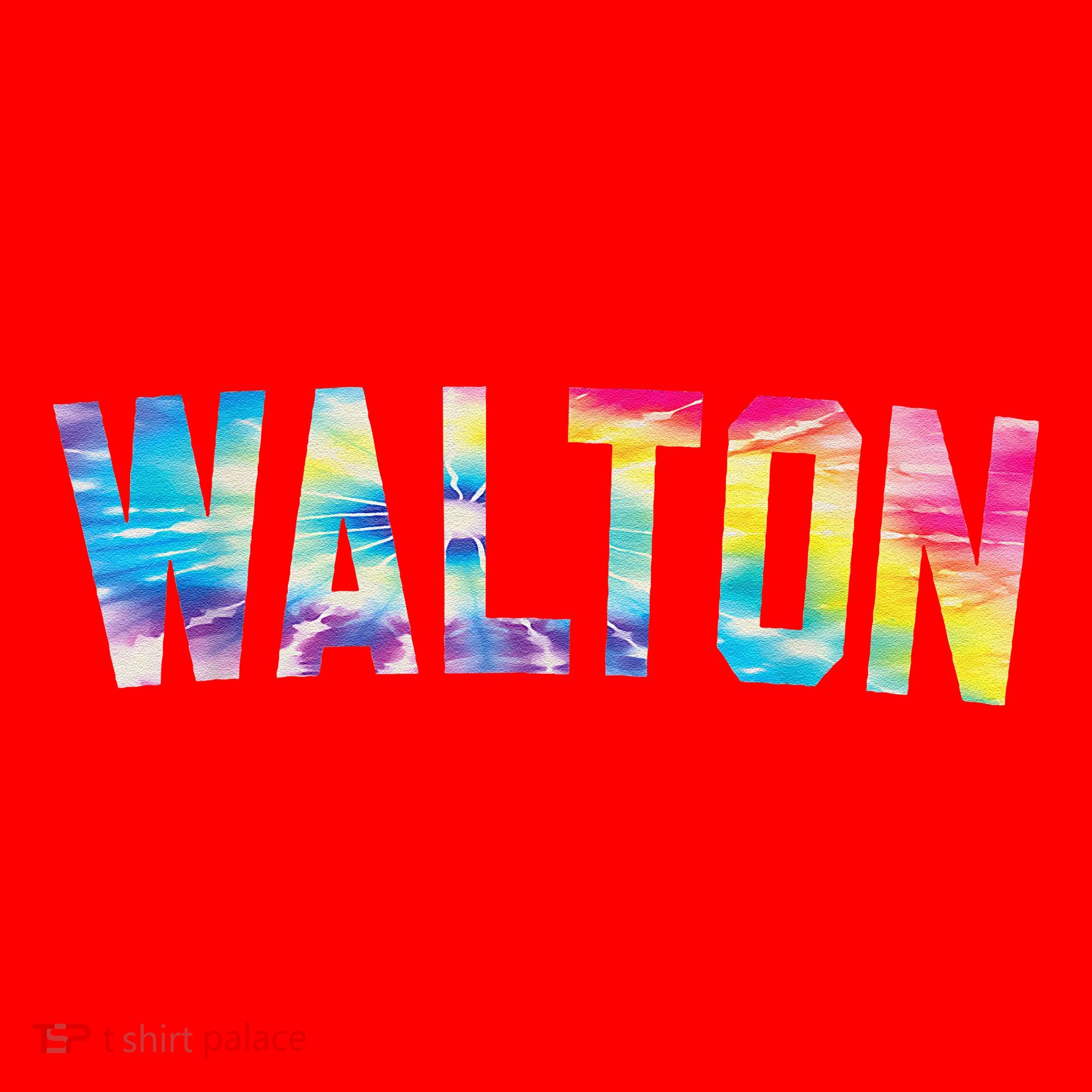Walton Tie Dye Santa Hat