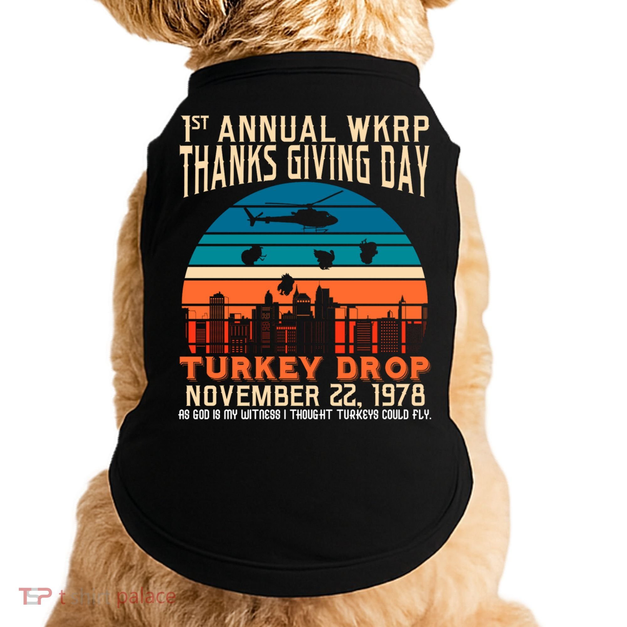 WKRP Turkey Drop 1978 Doggie Tank