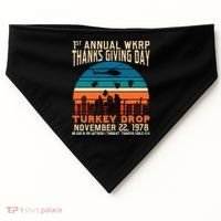 WKRP Turkey Drop 1978 USA-Made Doggie Bandana thumb 0