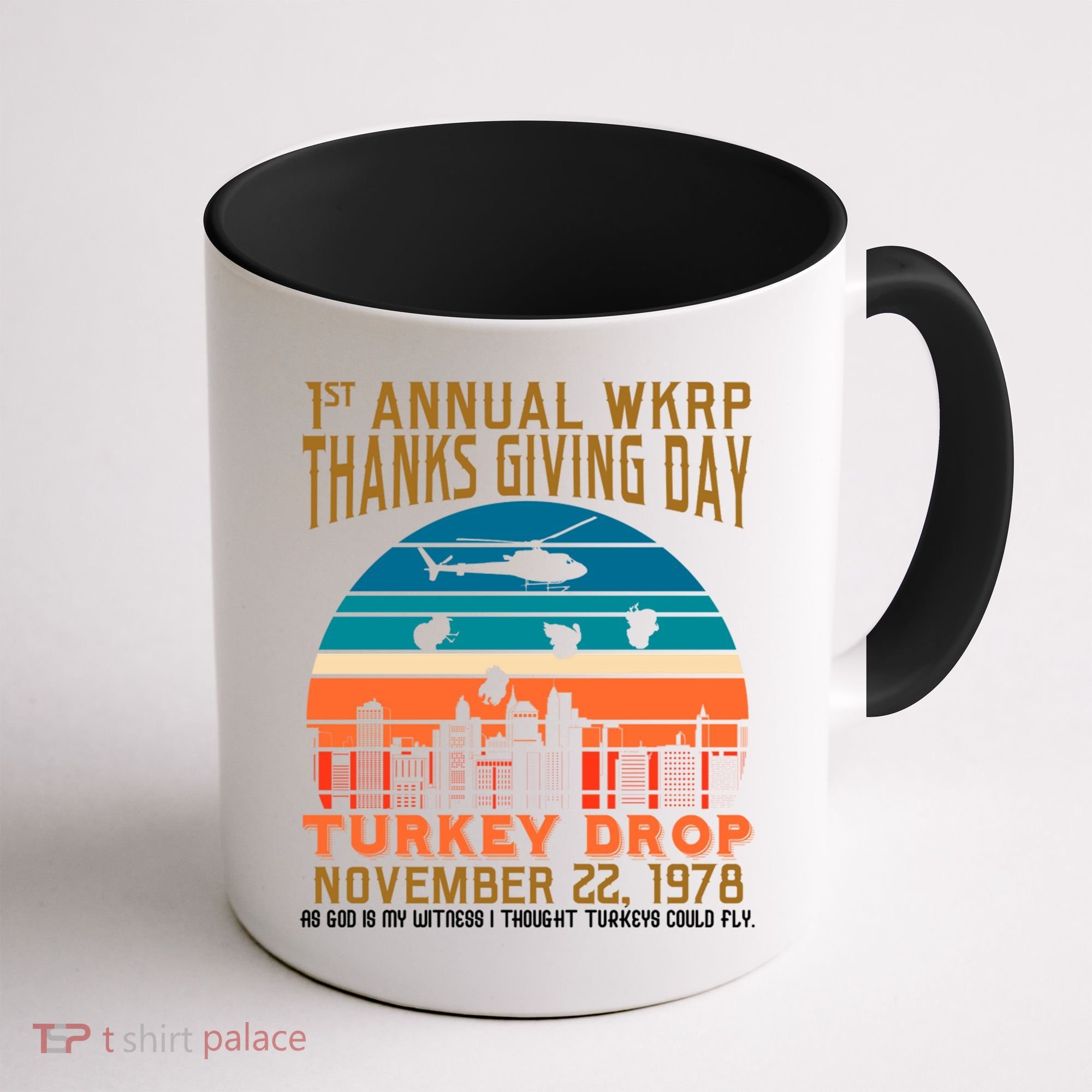WKRP Turkey Drop 1978 Coffee Mug