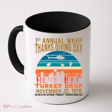WKRP Turkey Drop 1978 Coffee Mug